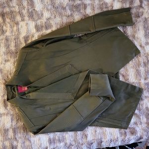 G.I.L.I. Textured Leather Olive Jacket, sz 2